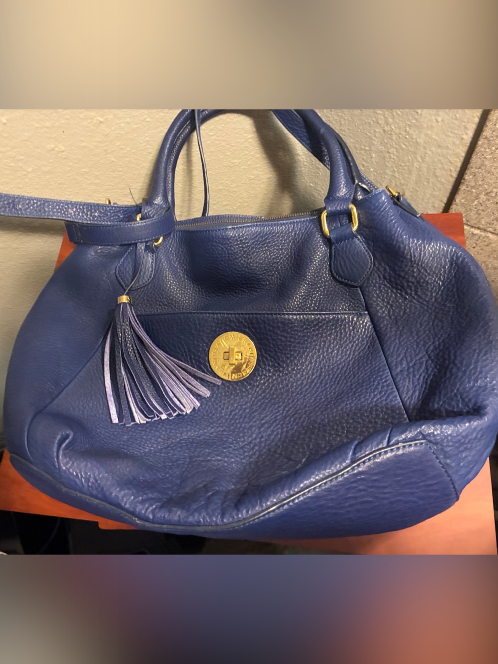 Isaac Mizrahi  Leather Tassel Shoulder Bag